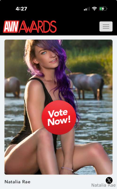 Incredible honored to say I’ve been nominated for “Favorite ..