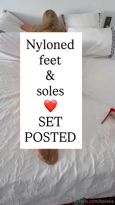 Nyloned feet&soles ❤️