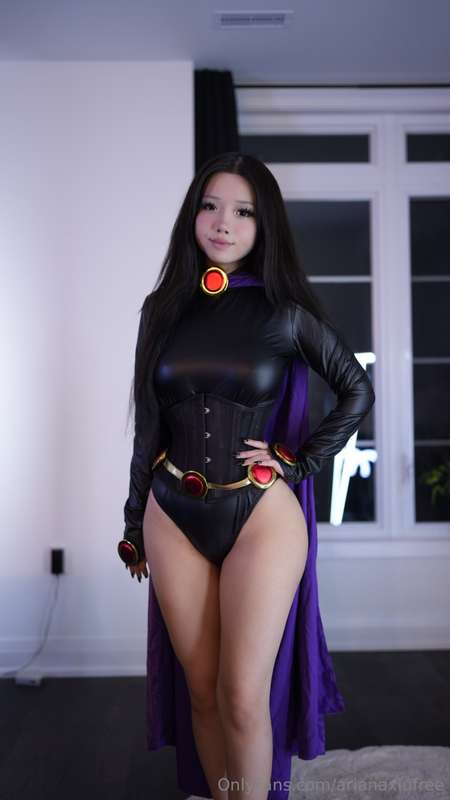 it’s been awhile since my last raven cosplay👩🏻‍🎤🥰 i don’t th..