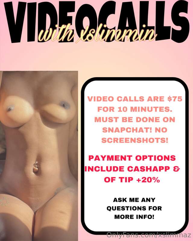 HEY GUYS ❤️ • I DO VIDEO CALLS ONLY ON SNAPCHAT !!!! MUST HA..