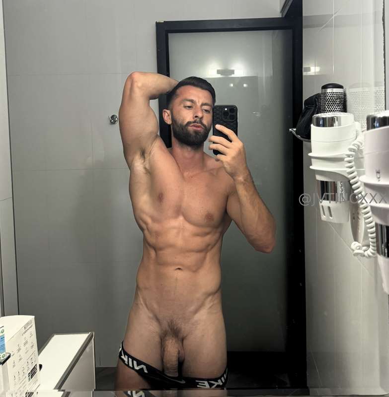 You’d start at the abs… but we both know you wouldn’t stop t..