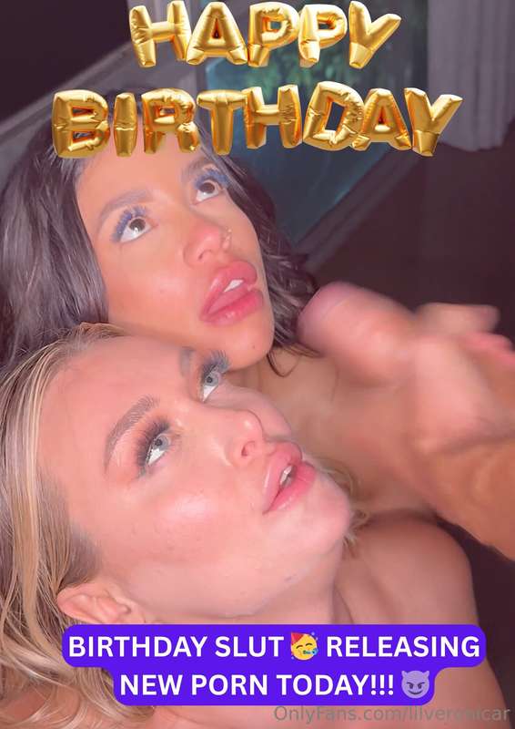 BIRTHDAY SLUT 🥳 RELEASING NEW PORN TODAY!!! 😈 