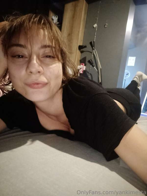 Laying alone