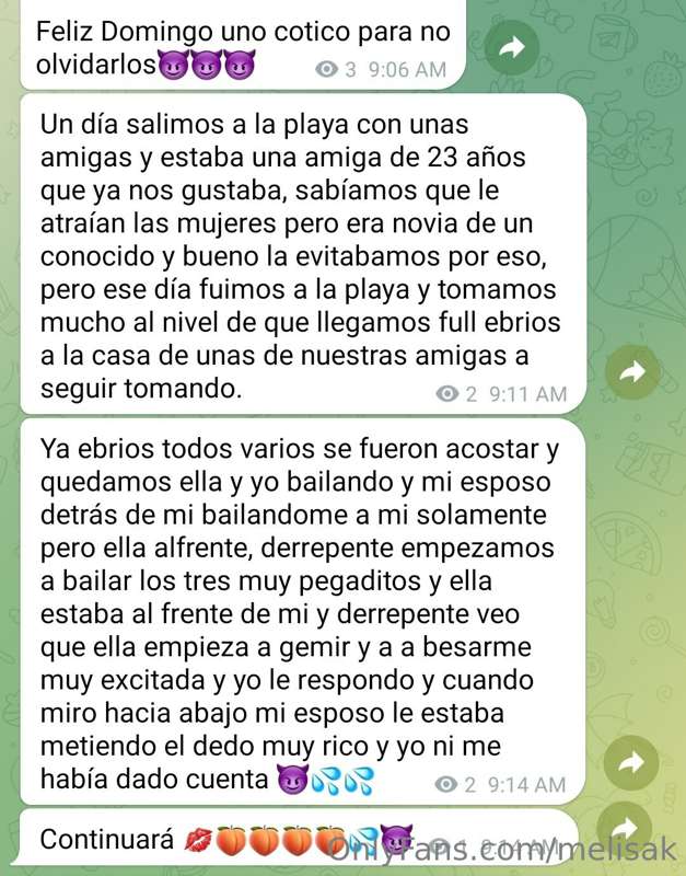 Que rico la pasamos con ella 😈💋💦