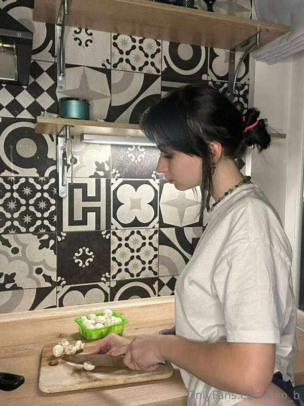 Besides sex, I really like to cook, it helps me take my mind..