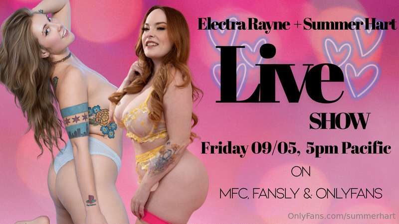 Mark your calendars for 09/05 for a live show with @electrar..