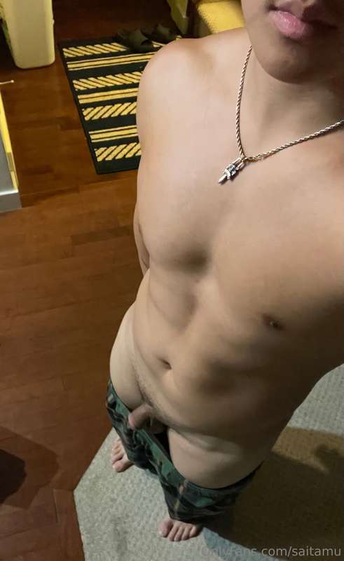 Get on your knees and make it hard for me