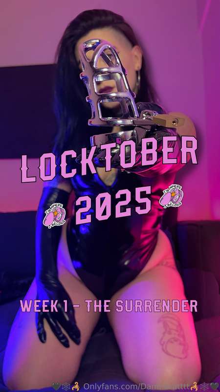 🖤 LOCKTOBER 2025 Are you ready to lose your manhood for me? ..