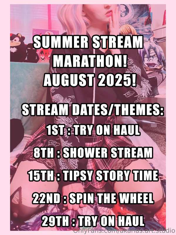 Which stream are you most excited for?👀