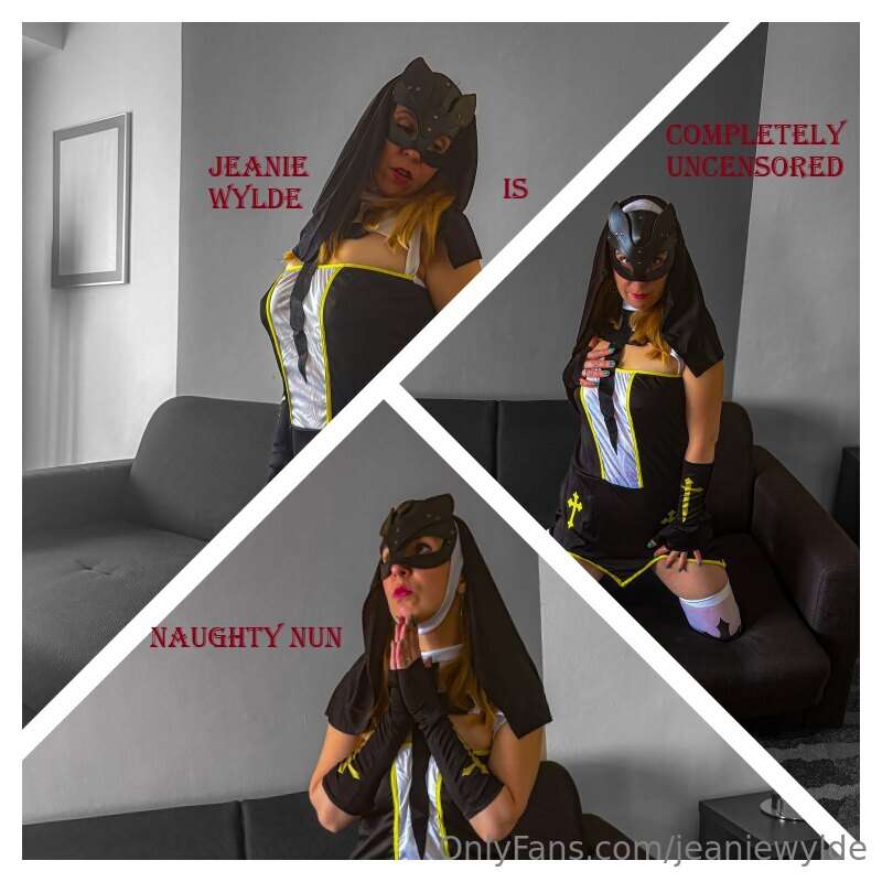 Jeanie Wylde is Naughty nunThis naughty nun isn’t here to re..
