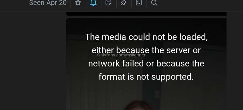 I'm still getting this when trying to send any video via mes..