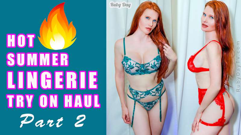 HOT Nightwear Lace Lingerie Try-On Haul!  - Part 2  😛 https:..