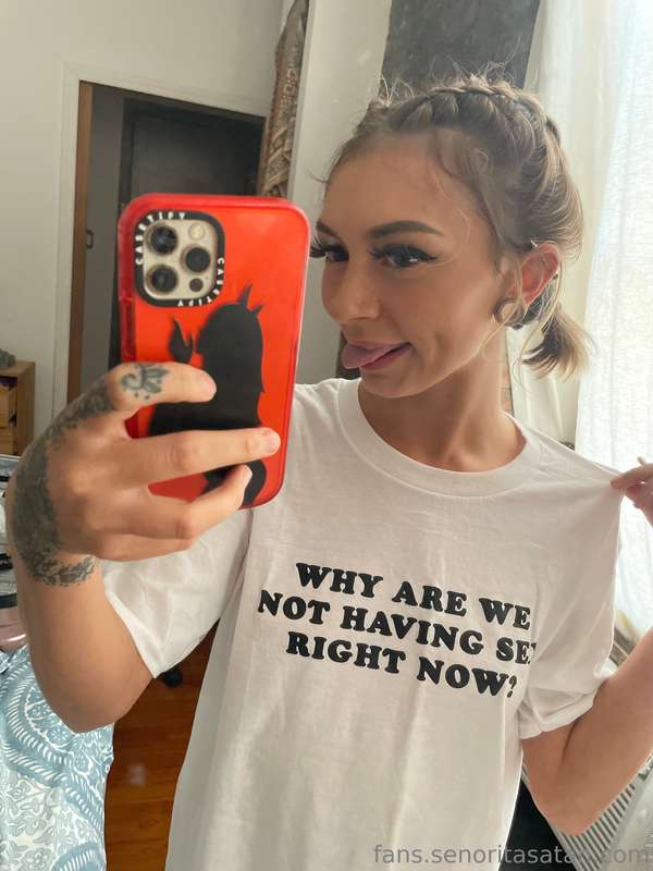 My shirt is asking YOU a question 👀