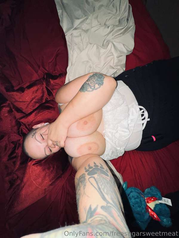 Come cuddle, I’ve got two fluffy pillows for your head to re..