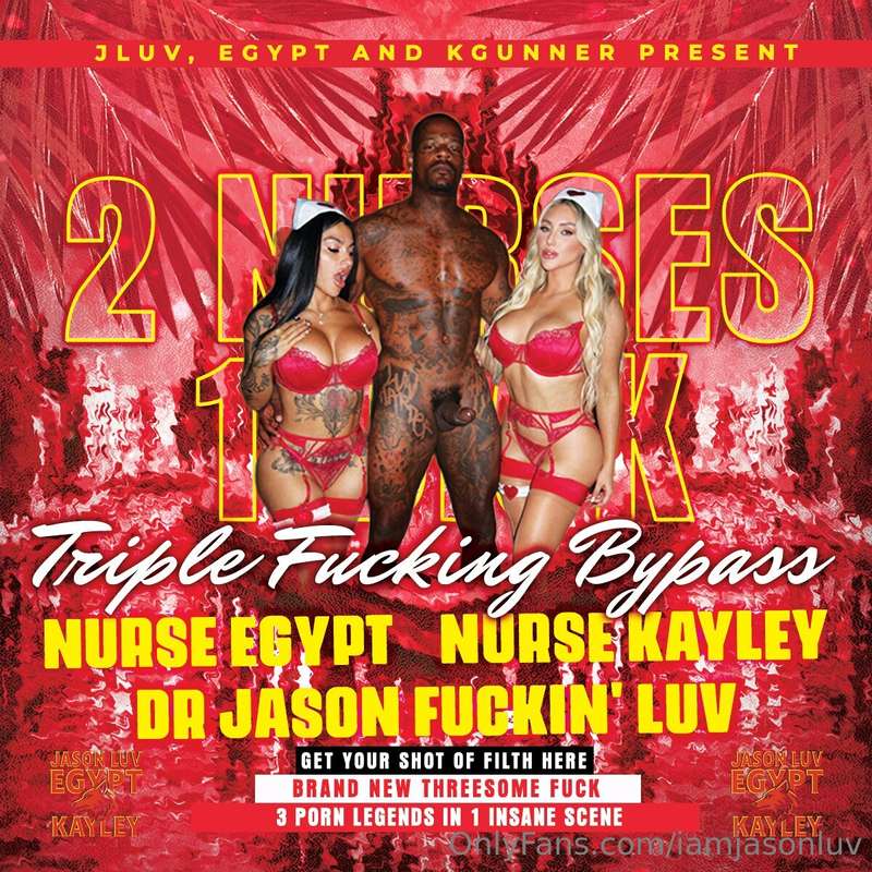HUGE NEW THRESOME SCENE WITH NURSE EGYPT AND NURSE GUNNER! C..