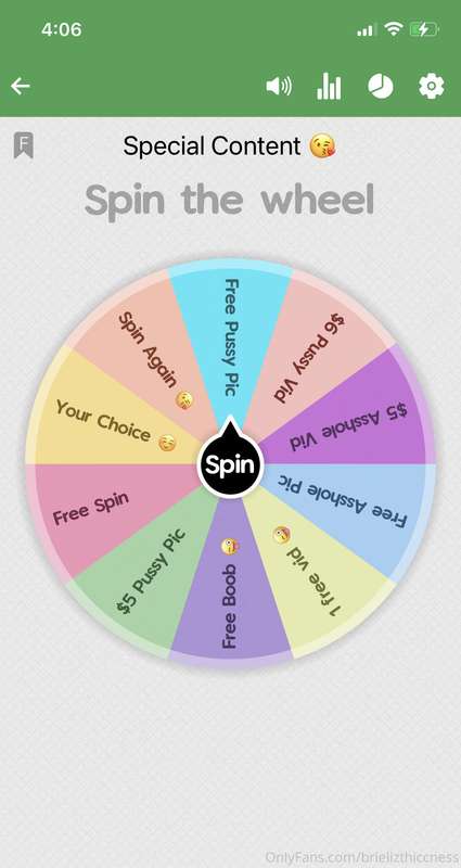 First spin is free 😜😘  Additional: 1: $3 2: $5 3: $8 4th spi..