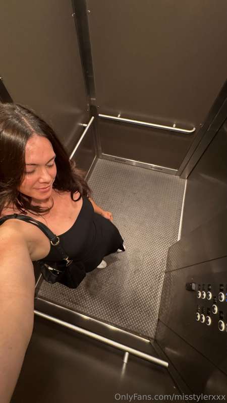 My elevator? Going down😏