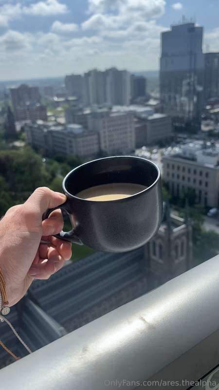First morning in my new place🥵