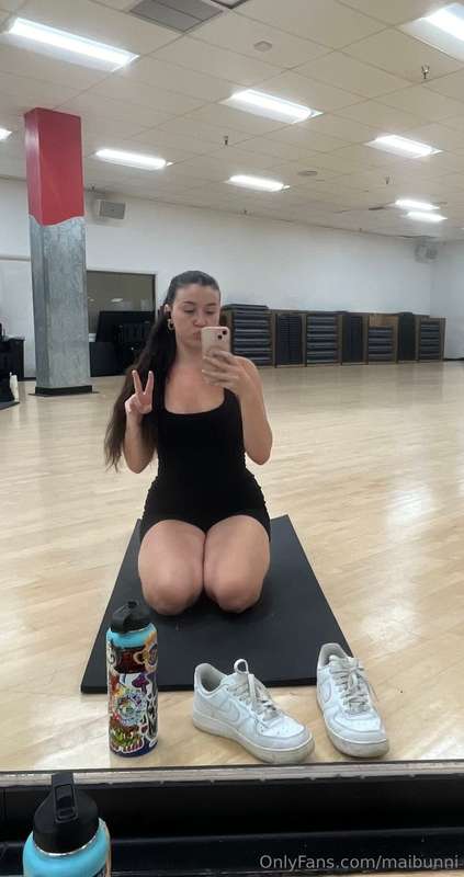 Worked up a sweat today in the gym 🥵