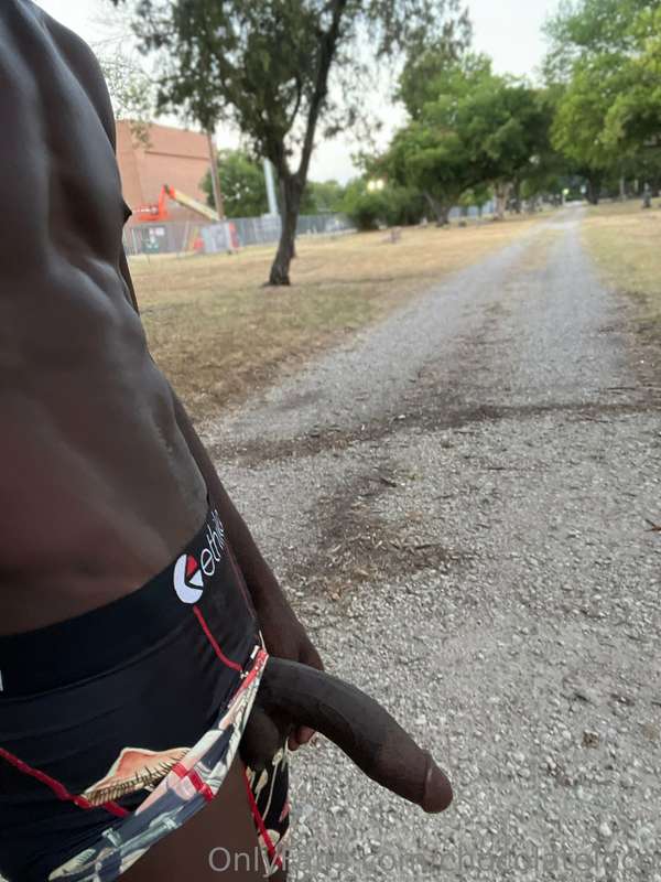 Just @ that park with that dick 😅