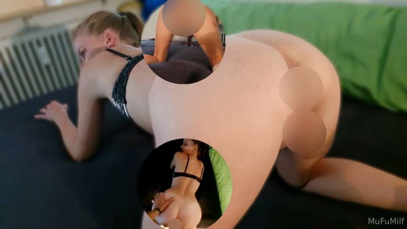 ***German Amateur MILF gets Doggy ANAL fucked to CREAMPIE***..
