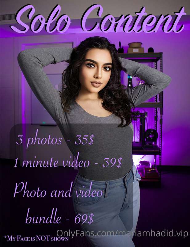 ***Solo content menu!***

Since I've been receiving a lot of..