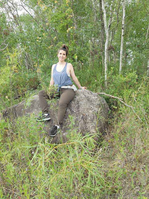 I went for a hike today. It was sweaty but the dogs and I ha..