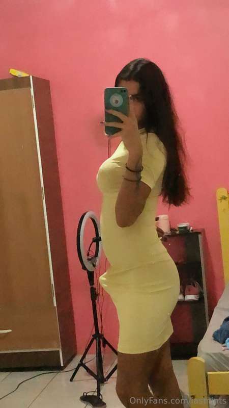 Curves of a woman with a cock
