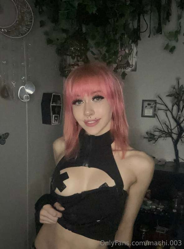 PINK HAIR MACHI, PINK HAIR MACHI - with some cute titty stic..