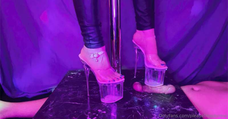 Some stills of trampling in light up clear platforms.  Shoul..
