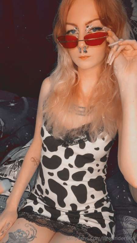Who else is obsessed with the cow print moment from the othe..
