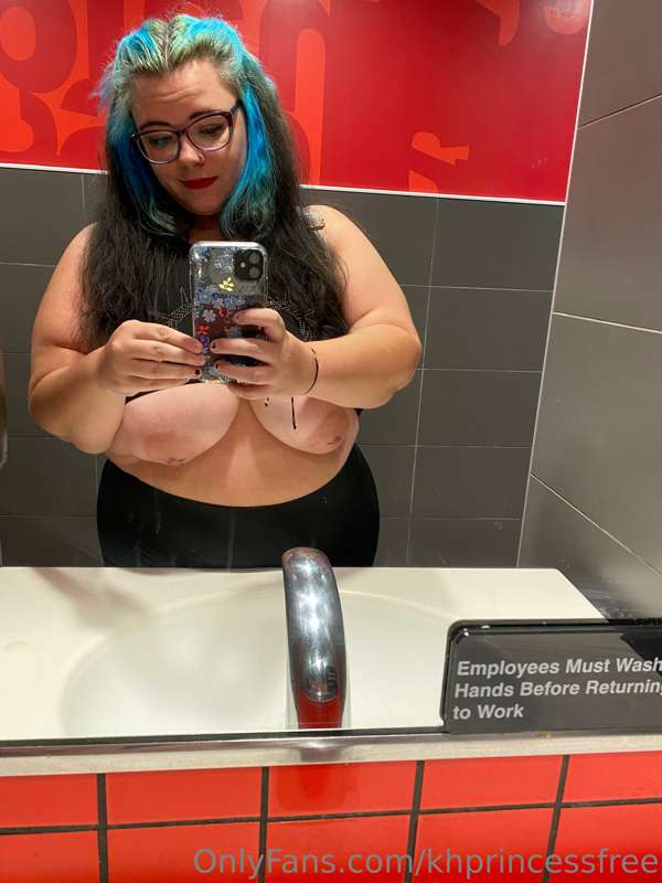 Public bathroom titties 😜