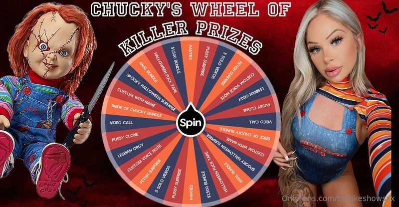 CUCKIES WHEEL OF KILLER PRIZES 🥵FIRST FAN TO FILL GETS THE S..