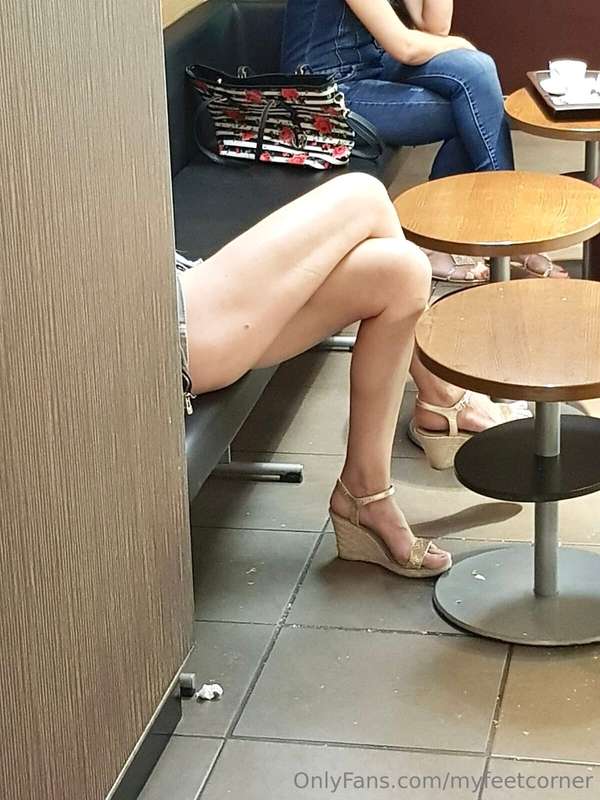 I caught you sneaking a peek at my get and legs while sippin..