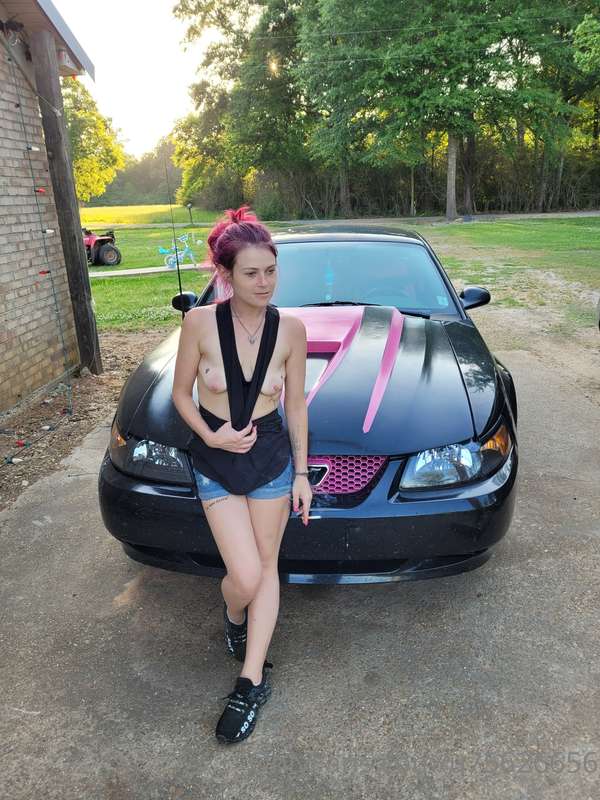 Just me and my car!!!! If yall have any special request make..