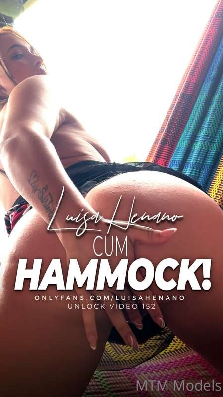 NUEVO VIDEO 152 - CUM HAMMOCK - de camino hacia mi hamaca de..