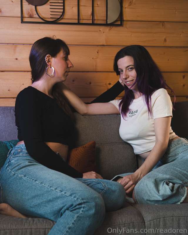 Nous sommes pas adorable toute les deux? Mais un peu trop ha..