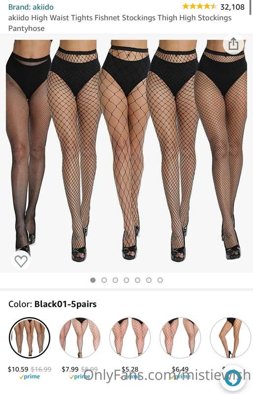 Buy me some cute stockings 🥺 Tip me the money for them and y..