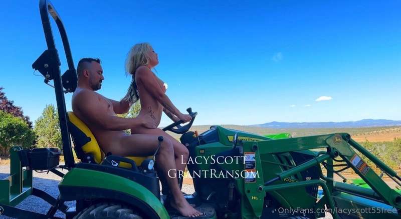 Riding the tractor turned into a little bit more than that w..