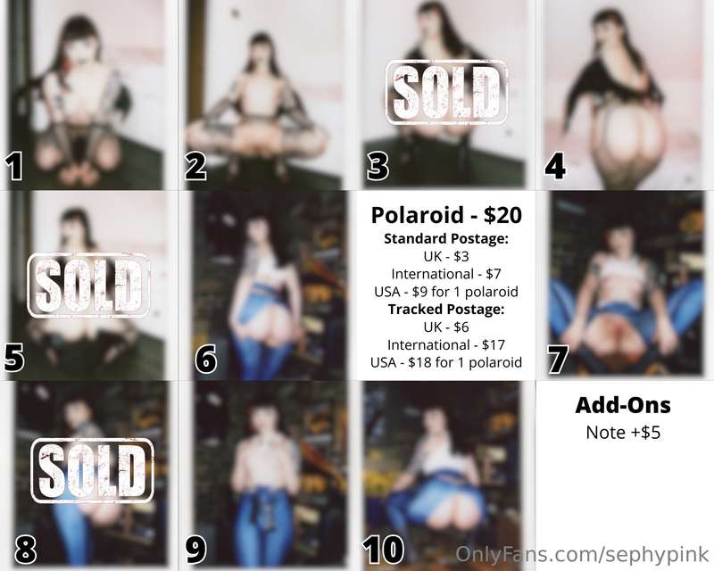 Available Halloween Polaroids and Panties 🥰DM to reserve, fi..
