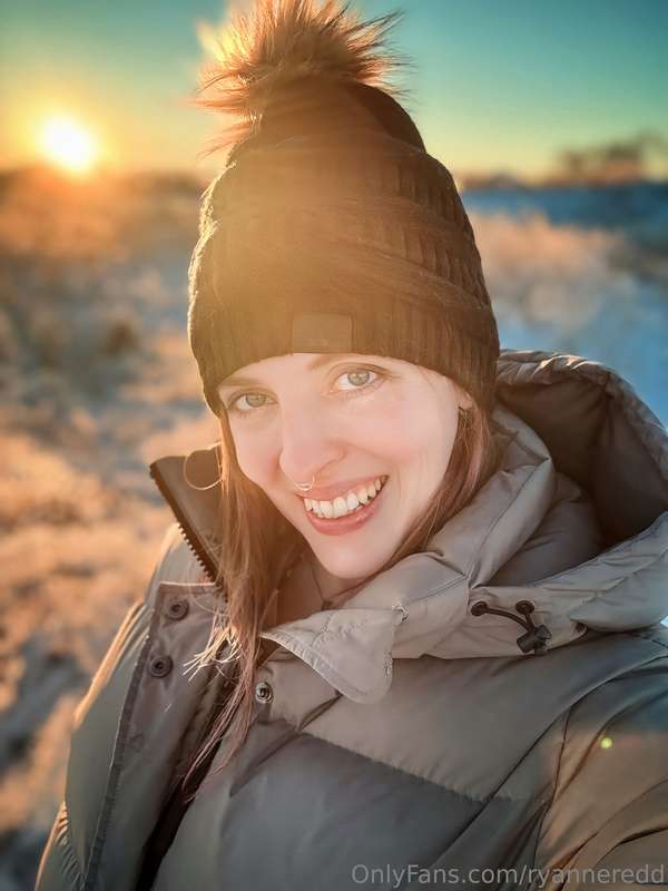 Snowbunny sunset!💋❄️