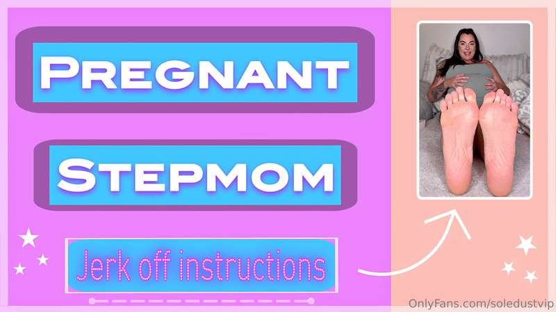 # Pregnant Stepmom JOI 🍆💦 *SWIPE* ➡️ for full video!