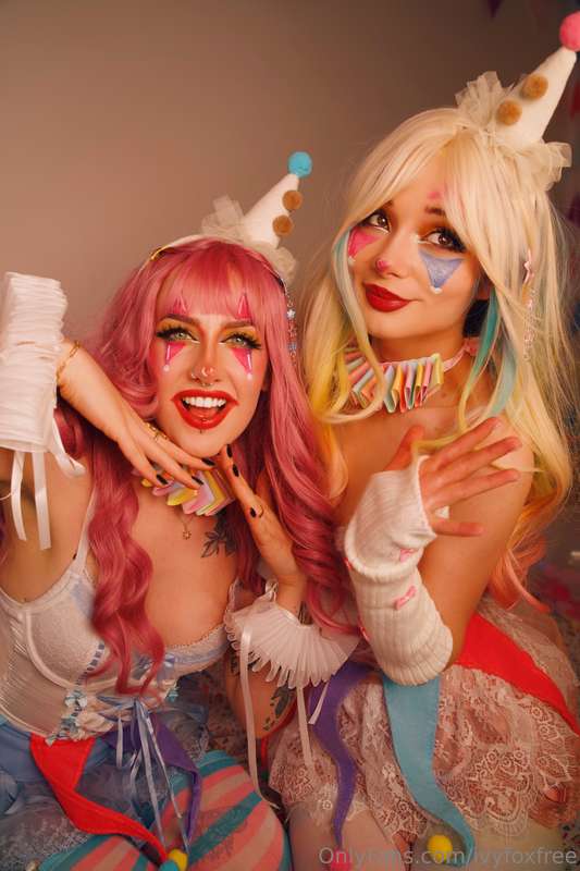 Me and @bella.jynx got naughty for her birthday!! You’ll hav..