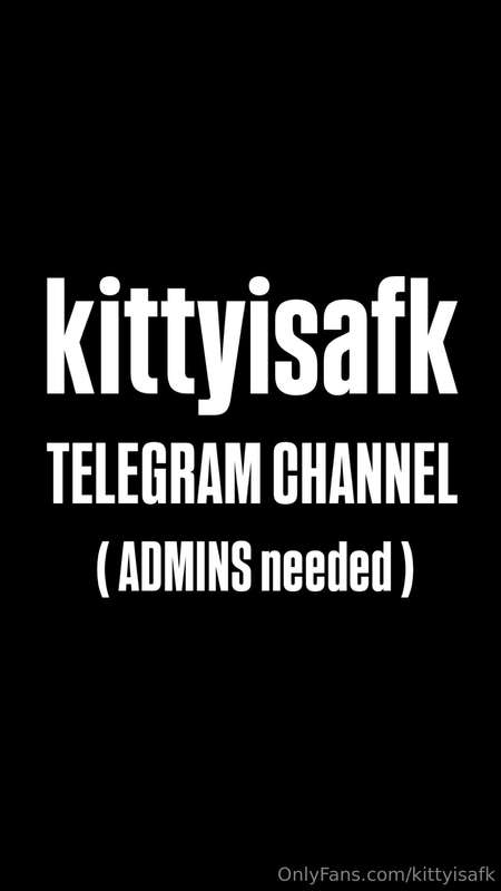 I’M BACK. and I’m opening a TELEGRAM CHANNEL. if you’re inte..