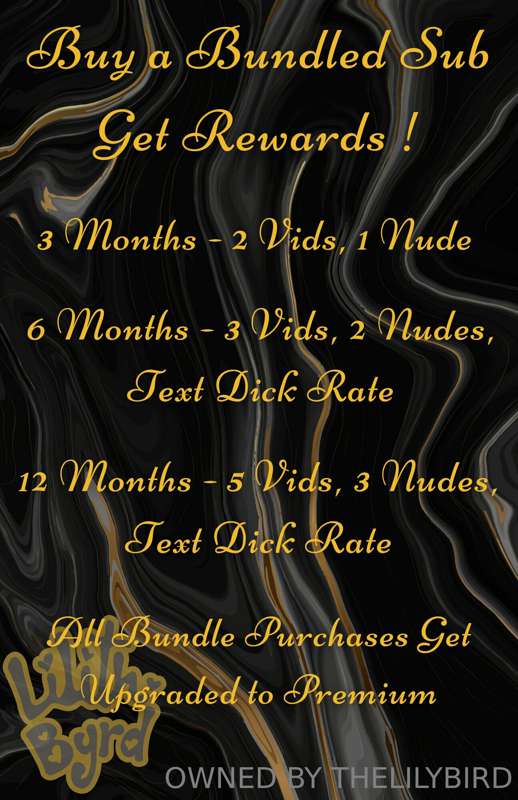 Did you know if you buy a Bundled Sub you get Rewards ?

3 M..