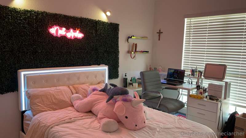 My new bed room is officially all set up I’m so happy with h..