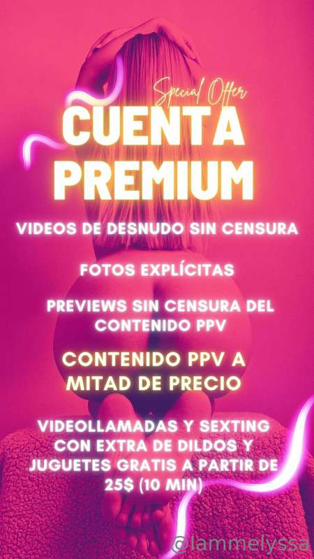 Pues ya esta aqui, bebés!! Mi cuenta premium 🔥🔥🔥 como muchos..