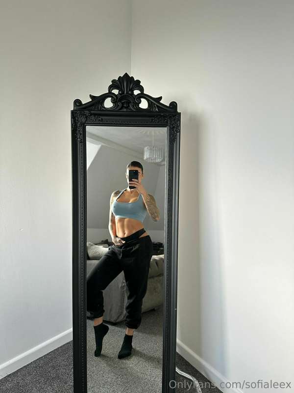 Am I looking toned enough for you Baby?
