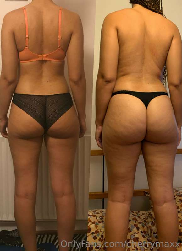 Look at all the growth! 🍑 first picture taken at the start o..