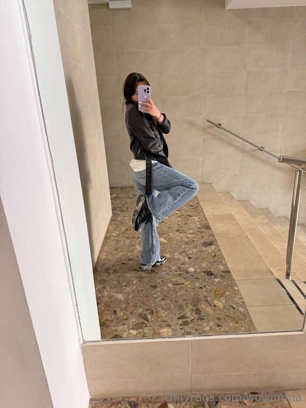 I wasn’t trying to look perfect.Just threw on my jacket, gra..